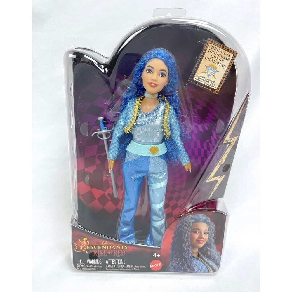 Disney Descendants Rise‎ of Red Princess Chloe Charming Doll Mattel Blue